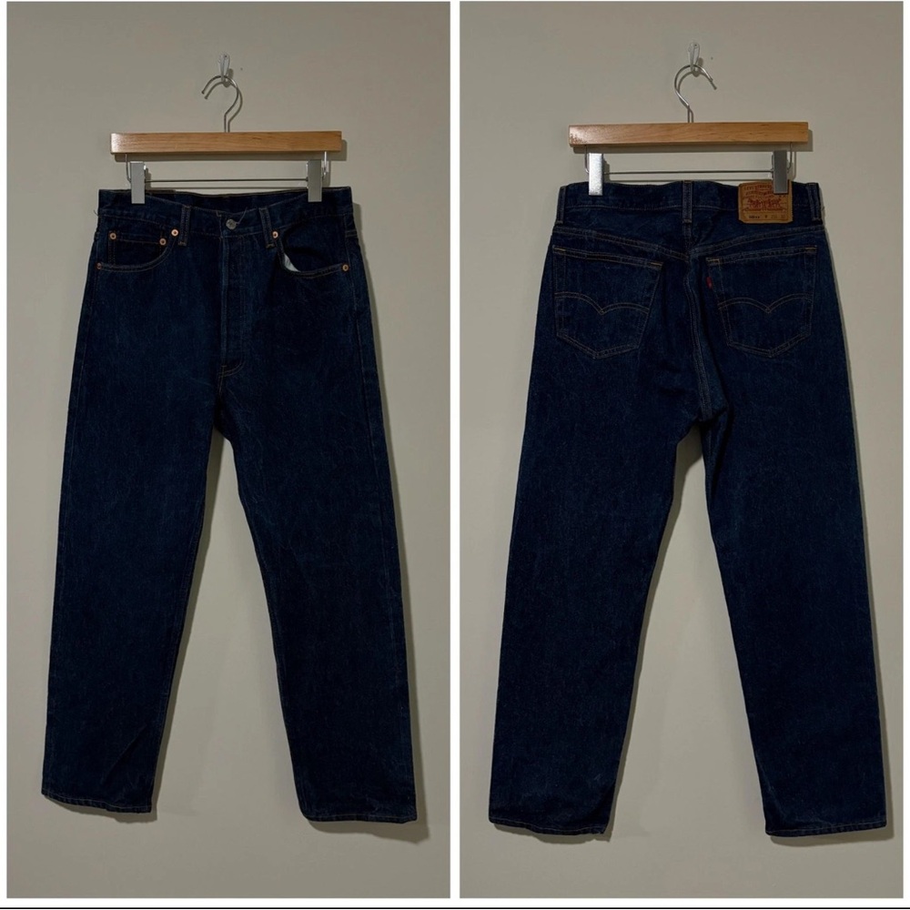 Levi's Men's Straight Jeans in Deep Blue